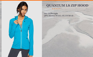 Quantum LS Zip Hood | 101 466 412 Arctic Teal