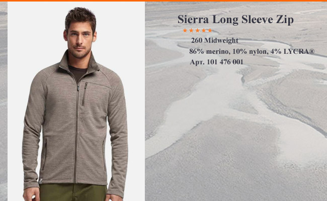 	Icebreaker Sierra Long Sleeve Zip | 101 476 202