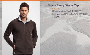 Sierra Long Sleeve Zip RealFLEECE | 101 477 202 