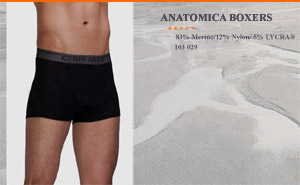  	Icebreaker Anatomica Boxers Black | 103 029 001   