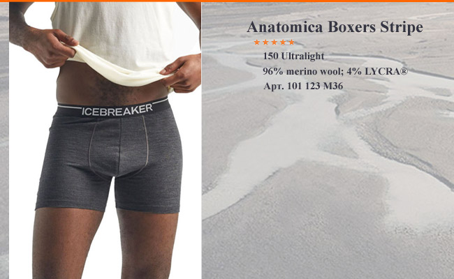  	Icebreaker Anatomica Boxers | Jet HTHR 103 029 011