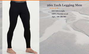 Термобрюки 260 Tech Legging Men | 100 486 001   