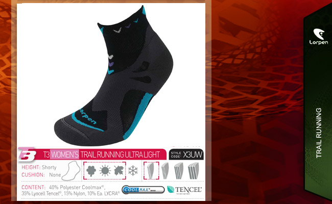 T3 Womens Trail Running UltraLight | X3UW 4236 