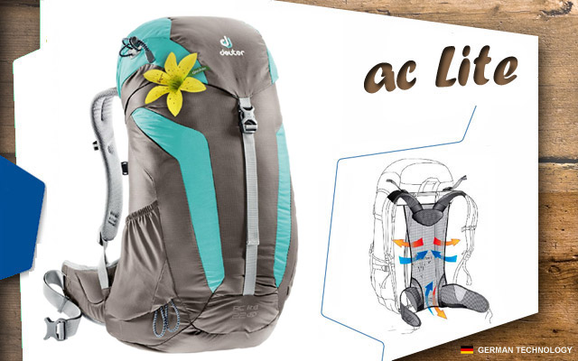  Deuter AC Lite 22 | 4214 stone-mint