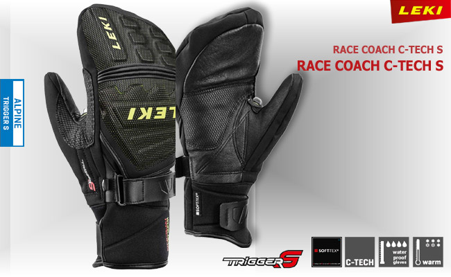 Leki RACE COACH C-TECH S Mit | Black Lemon  