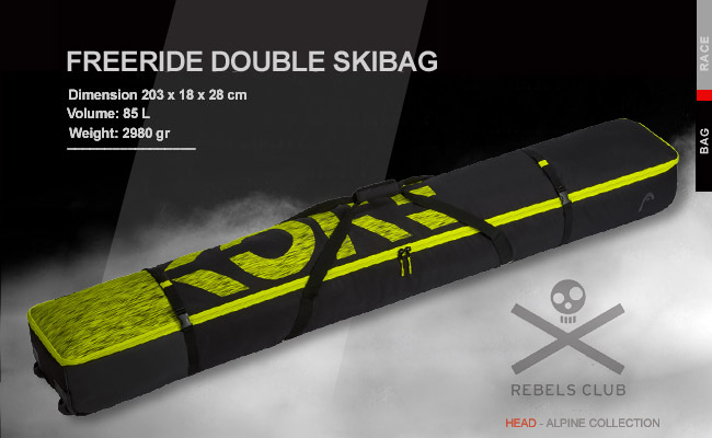  	   Head Freeride Double Skibag 2021  