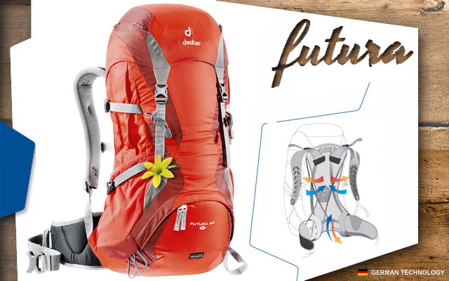  Deuter Futura 24 SL | 9503 papaya-lava
