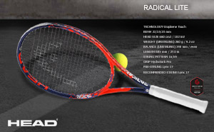 Теннисные ракетки Head Graphene Touch Radical Lite 