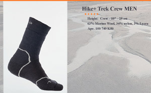  Hike+ Trek Crew MEN | .100 740 K50