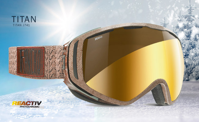 Julbo Titan Rancho Zebra | J74131518FS  Gold flash  