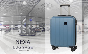 Пластиковые чемоданы Members Nexa ( S ) | Blue
