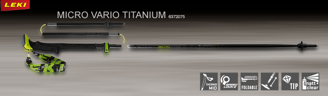   Leki Micro Vario Titanium 