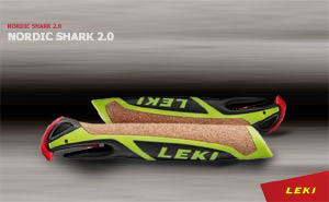  	 LEKI Nordic Shark 2.0 | 2  Black - Lime  