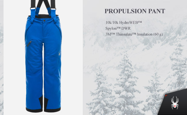  	 Spyder Boys Propulsion Pant | Turkish Sea
