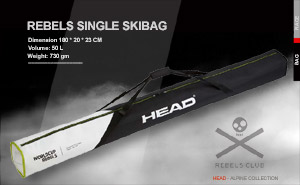  	 Head Rebels Single Skibag 180  | 2021   