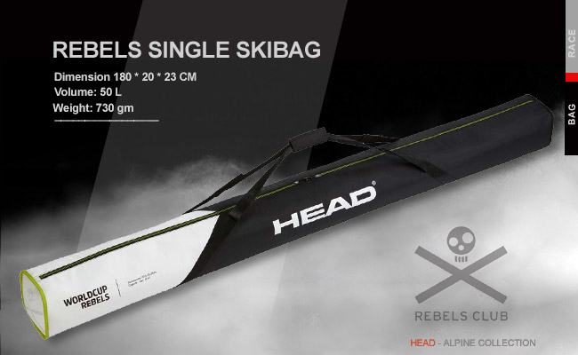  	 Head Rebels Single Skibag 180  | 2021   