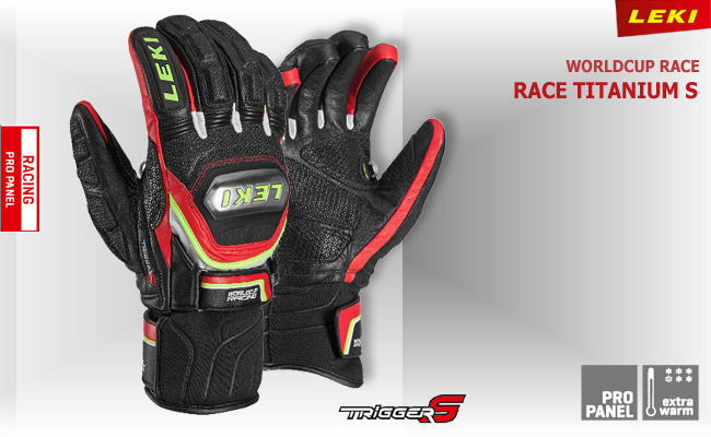 Leki  Worldcup Race Titanium-S | Black Red