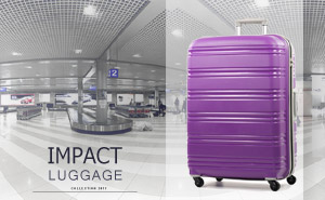 Пластиковые чемоданы Rock Impact Large | Purple  
