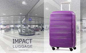 Пластиковые чемоданы Rock Impact Medium | Purple