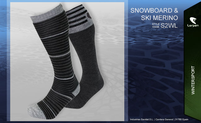 T2 Ski Snowboard Merino 2  | S2WL 1336 gun metal