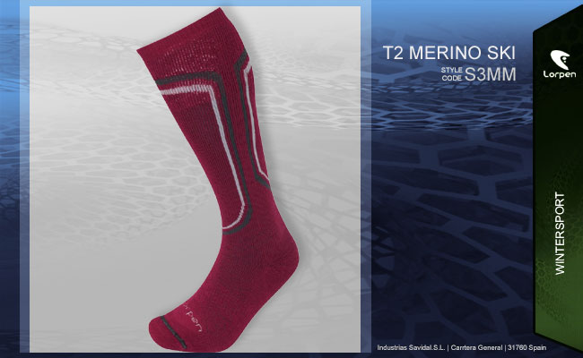 Lorpen Merino Ski Midweight | SMMM 1702 red