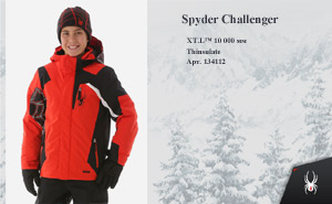 Подростковая куртка Spyder Challenger | Red