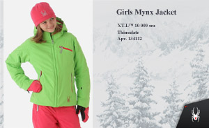 Подростковая куртка Spyder Girls Mynx Jacket