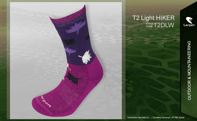  	Lorpen T2 Womens Light Hiker | T2DLW 2439 berry