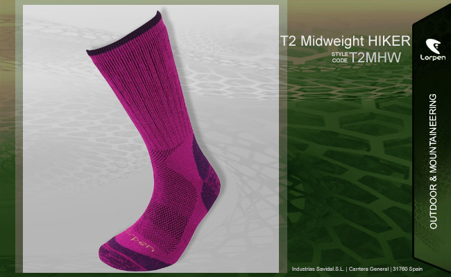 Lorpen T2 Midweight Hiker | T2MHW 5897 violet 