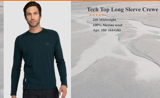  	Icebreaker BF 260 Tech LS Crew | . IBF 164 G83 