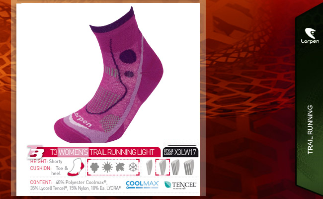  	T3 Womens Trail Running Light | X3LW17 5897 violet 