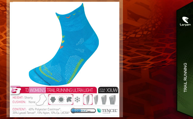  	T3 Womens Trail Running UltraLight | X3UW 4231