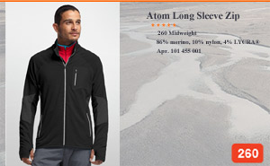 Atom Long Sleeve Zip | 101 474 302