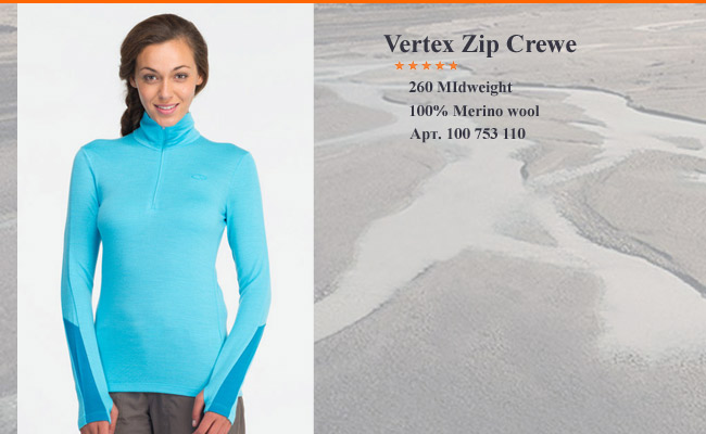 Icebreaker  BF 260 Vertex LS Half Zip 100 753 110