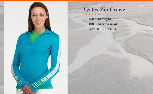 Icebreaker BF 260 Vertex Zip - .IBF B67 G03  