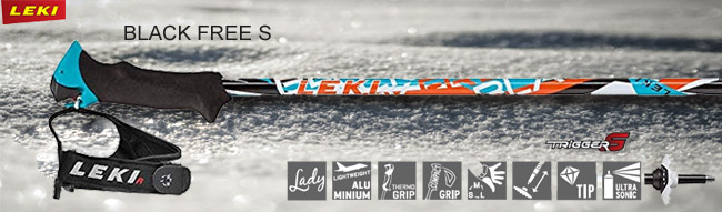  Leki Black Free S