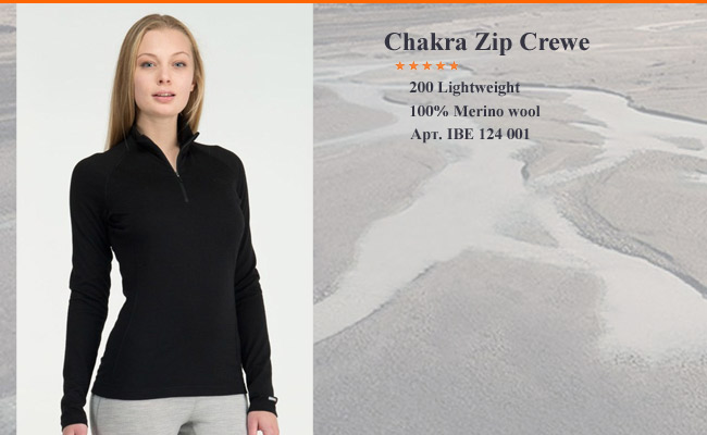  Icebreaker Chakra Zip Wmn| IBE 124 001