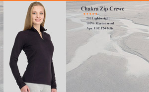  Icebreaker Chakra Zip Wmn |  IBE 124 G56