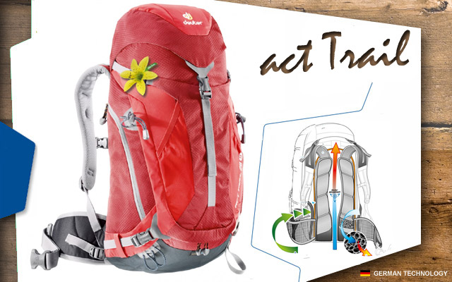 Deuter ACT Trail 28 SL | 5560 cranberry-fire