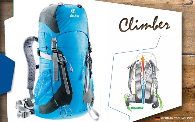  Deuter Climber | 3427 turquoise-granite