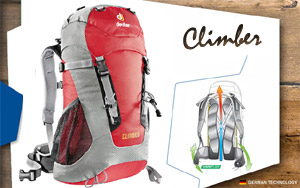 Рюкзак Deuter Climber | 5470 fire-silver