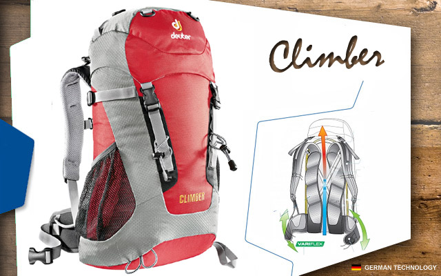  Deuter Climber | 5470 fire-silver