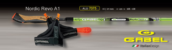  	Nordic Walking Poles Gabel Nordic Revo A.I. Alu | 52    