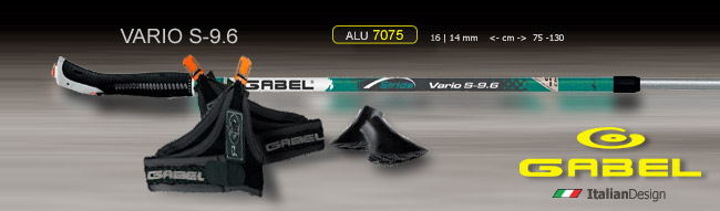  	 	Nordic Walking Poles Gabel Vario S-9.6 | Teal