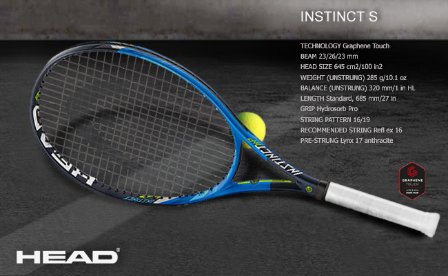  	 Head Graphene Touch Instinct S