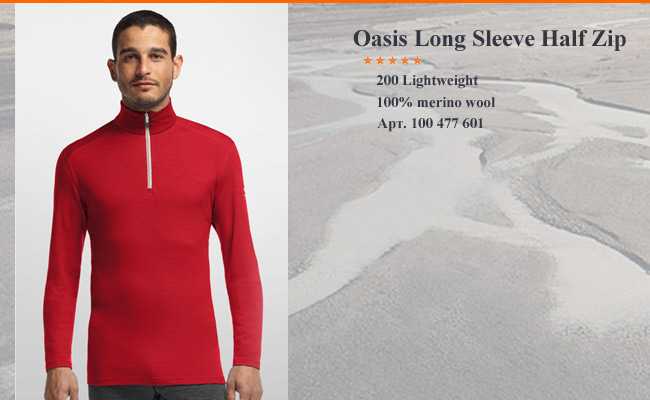 Oasis Long Sleeve Half Zip | . 100 477 601