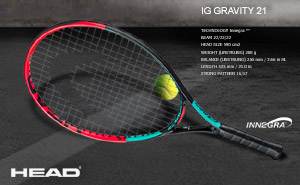 Детская теннисная ракетка Head IG Gravity 21
