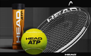 Теннисные мячи Head ATP | 4 мяча в упаковке   