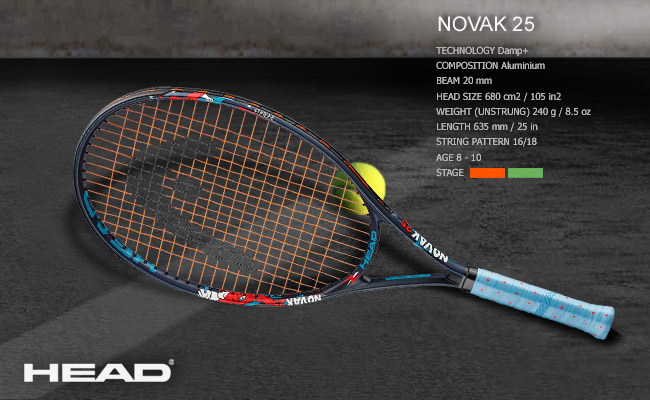 Теннисные ракетки Head Novak 25 | 235508