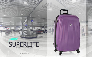 Пластиковые чемоданы Heys SuperLite (S) | Purple